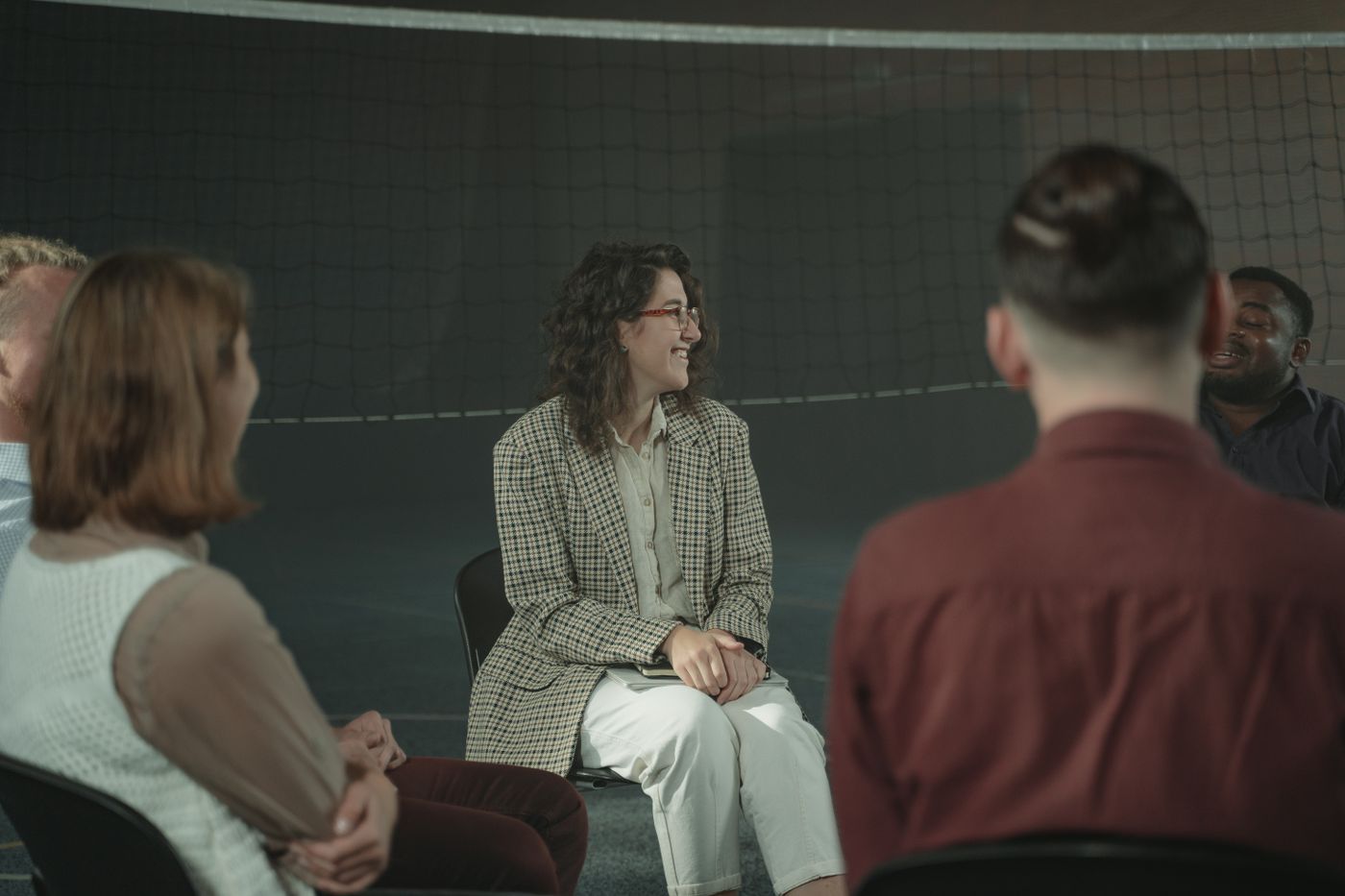 Roda de conversa — o método nasceu observando essa dinâmica real de trabalho em equipe